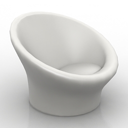 3D Armchair preview