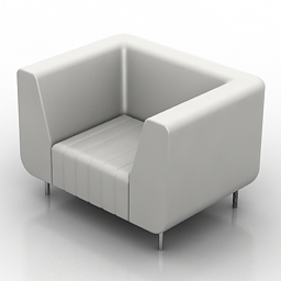 3D Armchair preview
