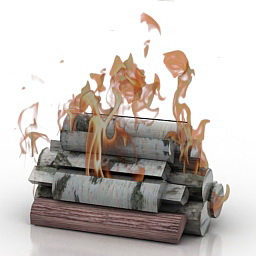firewood 3D Model Preview #a3c4b5ab