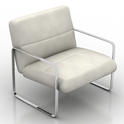3D Armchair preview