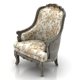 3D Armchair preview