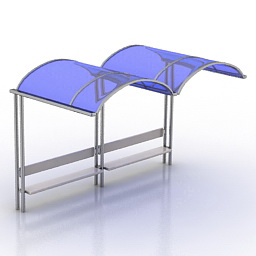 bus stop 3D Model Preview #30e0fabe