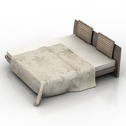 bed 3D Model Preview #19b5f6f1