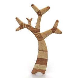 hall tree crimean sky 3D Model Preview #64af2159
