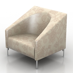 3D Armchair preview