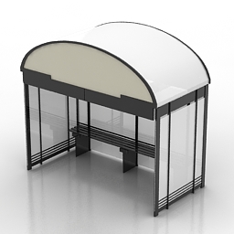 bus stop 3D Model Preview #0f9a658d