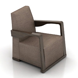 3D Armchair preview