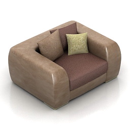 3D Armchair preview