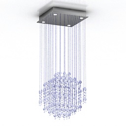 3D Chandelier preview