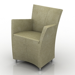 3D Armchair preview