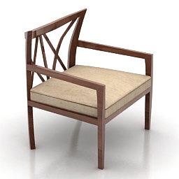3D Armchair preview