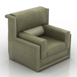 3D Armchair preview