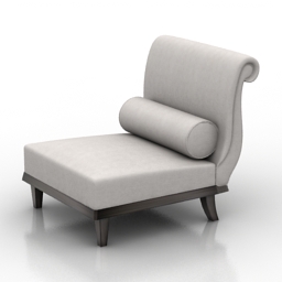 3D Armchair preview