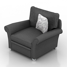 3D Armchair preview