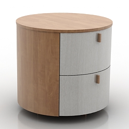 bedside table 3D Model Preview #f98c67fe