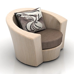 3D Armchair preview