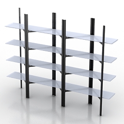 shelf 2 modus factory 3D Model Preview #b8c9a612