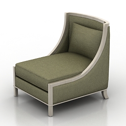 3D Armchair preview