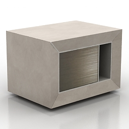3D Bedside table preview