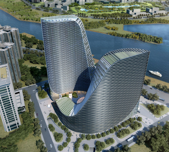 Huarong Hengqin Tower, Zhuhai, China