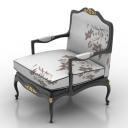 3D Armchair preview