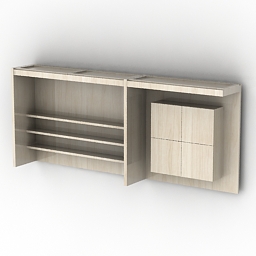 "Poliform Furniture Bookcases Sintesi SCP002-SCP005" - Interior Collection preview