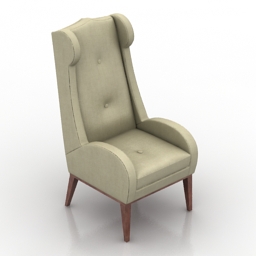 3D Armchair preview