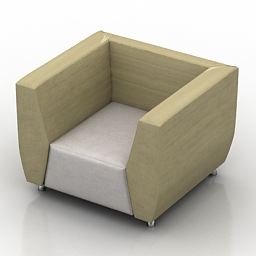 3D Armchair preview