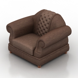 3D Armchair preview