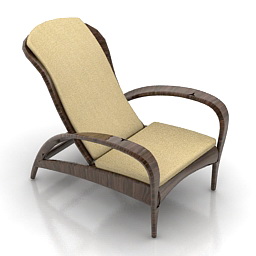 3D Armchair preview