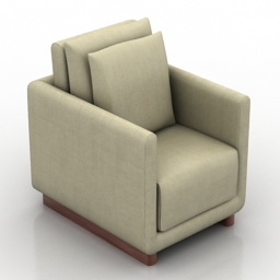 3D Armchair preview