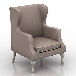 3D Armchair preview
