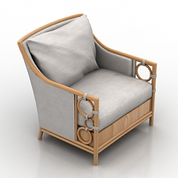 3D Armchair preview