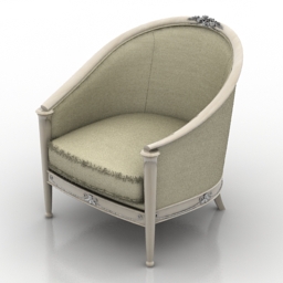 3D Armchair preview