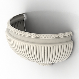 ornamental flowerpot 3D Model Preview #b2be2518