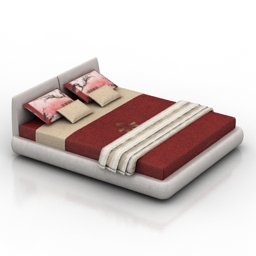"Poliform Furniture Beds DREAM 3D 401" - Interior Collection preview