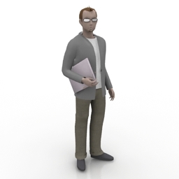 man 3D Model Preview #b4041ad3