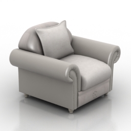 3D Armchair preview