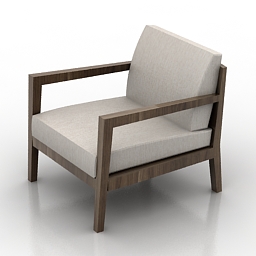 armchair 10 3D Model Preview #83bd6b2c