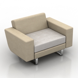 3D Armchair preview