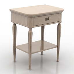 3D Bedside Table preview