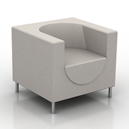3D Armchair preview