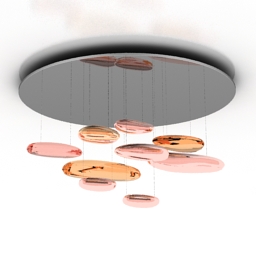lamp mercury soffitto 3D Model Preview #57c6aeb7