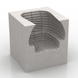 3D Armchair preview