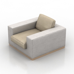 3D Armchair preview