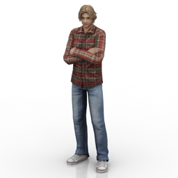 man 2 3D Model Preview #9c5c1480