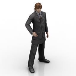 man 3D Model Preview #e7390415