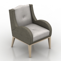 3D Armchair preview