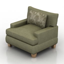 3D Armchair preview