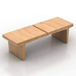 bench 3D Model Preview #7b5bc747